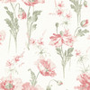 Beacon House by Brewster 2614-21017 Joliet Rose Floral Wallpaper