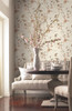 York SO2445 Candice Olson Tranquil Linden Flower Wallpaper, Orange