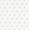 A-Street Prints by Brewster 2764-24310 Mistral Orion Grey Geometric Wallpaper