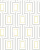 A-Street Prints by Brewster 2785-24838 Citrine Metromod Wallpaper Yellow