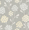 A-Street Prints by Brewster 2785-24863 Citrine Scandi Flora Wallpaper Yellow