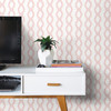 A-Street Prints by Brewster 2697-78063 Helix Pink Stripe Wallpaper