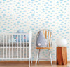 York Wallcoverings DI0975 Disney Winnie the Pooh Cloud Wallpaper Blue