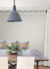 York Wallcoverings FH4077 In Stitches Stripe Wallpaper Taupe/Charcoal