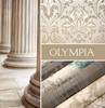 Beacon House by Brewster 484-68083 Olympia Ramses Grey Woven Texture Wallpaper