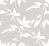 York Wallcoverings AF6508 Persimmon Leaf Wallpaper Grey