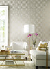 York Wallcoverings Y6200203 Dazzling Dimensions Serendipity Wallpaper Light Grey, Light Brown