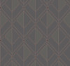 York Wallcoverings GM7554 Diamond Shadow Wallpaper Dark Grey