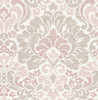 A-Street Prints by Brewster 2793-24734 Garden of Eden Pink Damask Wallpaper