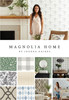 York Wallcoverings ME1522 Magnolia Home Vol. II Common Thread  Navy/White