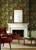 York Canopy Wallpaper Gold/Black RI5139 Rifle Paper Co.