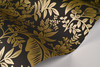 York Canopy Wallpaper Gold/Black RI5139 Rifle Paper Co.