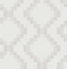 2716-23865 Mosaic Taupe Grid Wallpaper Modern Tonal Design Unpasted Non Woven Material Eclipse Collection from A-Street Prints by Brewster Made in Great Britain
