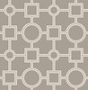 Brewster 2704-21810 For Your Bath III Matrix Taupe Geometric Wallpaper