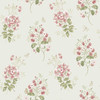 Chesapeake by Brewster 3112-002701 Sage Hill Beverly Pink Floral Wallpaper