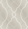 A-Street Prints by Brewster 2697-87304 Sausalito Champagne Lattice Wallpaper