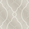 A-Street Prints by Brewster 2697-87304 Sausalito Champagne Lattice Wallpaper