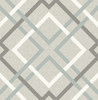 A-Street Prints by Brewster 2697-22649 Saltire Taupe Plaid Wallpaper