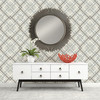 KItchen & Bath Essentials by Brewster 2766-22649 Tuvalu Taupe Plaid Wallpaper