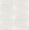 A-Street Prints by Brewster 2793-24742 Zephyr Grey Abstract Stripe Wallpaper