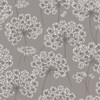 NU1693 Angelica Peel & Stick Wallpaper with Modern Florals in Grey White Colors Modern Style Peel and Stick Adhesive Vinyl