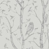 2716-23861 Neptune Grey Forest Wallpaper Modern Whimsy Unpasted Non Woven Material Eclipse Collection from A-Street Prints by Brewster Made in Great Britain
