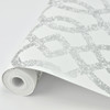 A-Street Prints by Brewster 2793-24722 Ethereal Silver Trellis Wallpaper