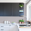 KItchen & Bath Essentials by Brewster 2766-23753 Parkway Grey Subway Tile Wallpaper