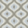 A-Street Prints by Brewster 2697-78011 Abra Grey Ogee Wallpaper