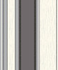 2834-M0785 Mirabelle Black Stripe Wallpaper Traditional Style Unpasted Vinyl Paper from Advantage Metallic Collection by Brewster Made in Great Britain