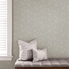 NU2873 Poplin Texture Peel & Stick Wallpaper with Raised Ink Details in Grey Off White Colors Kitchen & Bath Style Peel and Stick Adhesive Vinyl