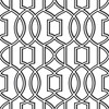 NU1696 Uptown Trellis Peel & Stick Wallpaper with Modern Chic Interior in Black White Multicolor Colors Kitchen & Bath Style Peel and Stick Adhesive Vinyl