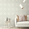 Kenneth James by Brewster 2765-BW40408 Geo Vana Light Grey Woven Diamond Wallpaper