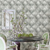 A-Street Prints by Brewster 2793-24702 Alchemy Grey Geometric Wallpaper