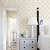 Chesapeake by Brewster 3115-12473 Justice Light Grey Quilt Wallpaper