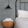 A-Street Prints by Brewster 2764-24339 Mistral Bento Indigo Geometric Wallpaper