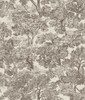 Chesapeake by Brewster 3112-002719 Sage Hill Blyth Brown Toile Wallpaper