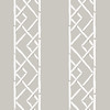 A-Street Prints by Brewster 2785-24809 Platinum Latticework Wallpaper Grey