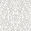 Chesapeake by Brewster 3118-12701 Birch & Sparrow Kiwassa Taupe Antler Damask Wallpaper