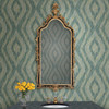 A−Street Prints by Brewster 2763-24219 Moonlight Ethereal Green Ogee Wallpaper