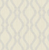 2834-25064 Yves Multicolor Ogee Wallpaper Transitional Style Unpasted Non Woven Paper from Advantage Metallics Collection by Brewster Made in Great Britain