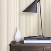 Brewster 2812-LH00705 Advantage Surfaces Morgen Silver Stripe Wallpaper Silver