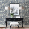 Chesapeake by Brewster 3112-002724 Sage Hill Blyth Blue Toile Wallpaper