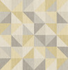 A-Street Prints by Brewster 2697-22623 Puzzle Yellow Geometric Wallpaper