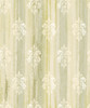 Brewster 2810-SH01128 Advantage Alison Green Damask Motif  Wallpaper Green