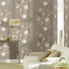 Brewster 2811-JY11303 Advantage Tara Silver Sprig Wallpaper Silver