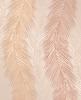 Decorline by Brewster 2735-23341 Wheaton Orange Leaf Wave Wallpaper