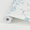 A-Street Prints by Brewster 2785-24832 Aqua Peony Tree Wallpaper Blue