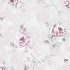 Cavalier Wall Liner RG35738 Rose Garden 2 Painted Rose Trail Wallpaper Pink, Grey