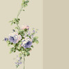 York Wallcoverings BA4569 Casabella II Rose Stripe Wallpaper; Ecru Pearl/Lavender/White/Blush Pink/Beige/Moss/Blue